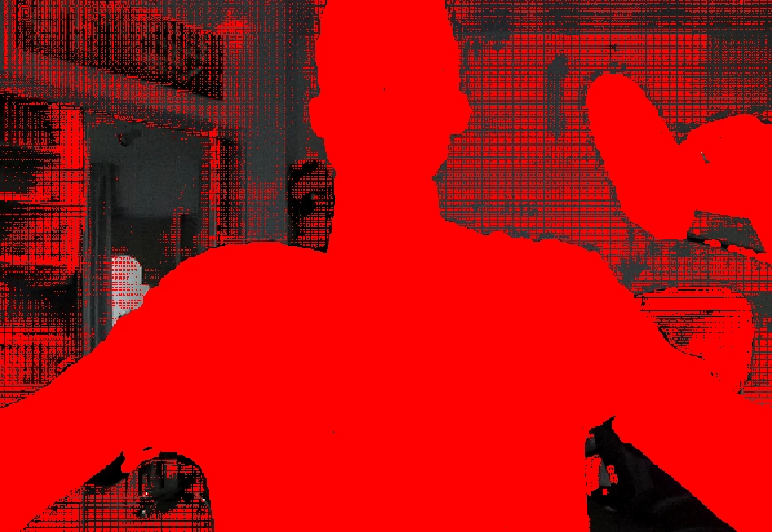 Turning the points red makes for easy debug